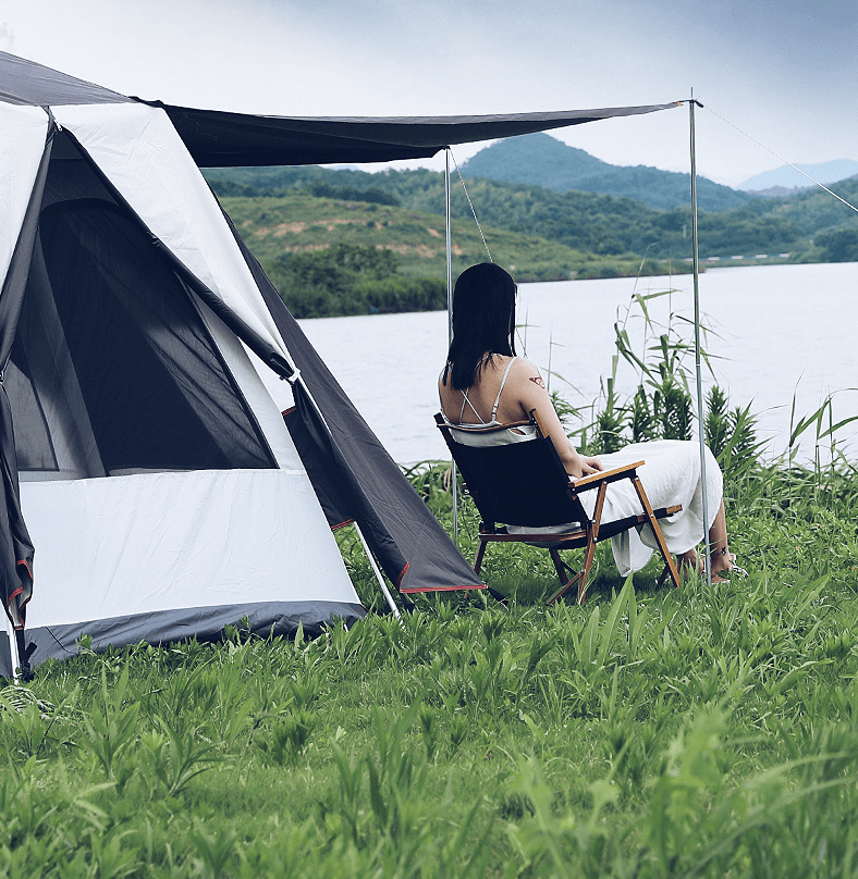 米黄拼棕色黑胶铝杆+纤维杆11