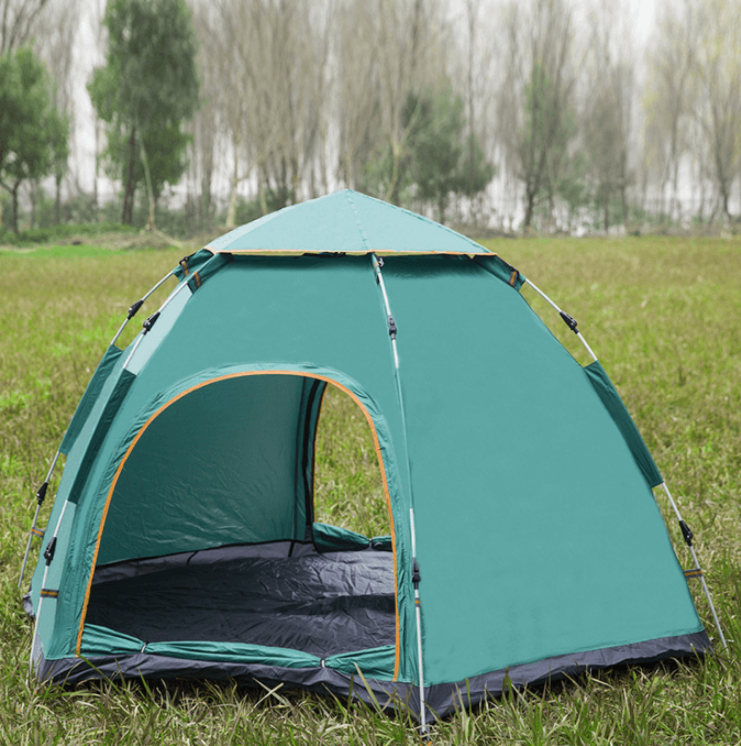 Folding Automatic Pop Up Hexagonal Camping Tent 
