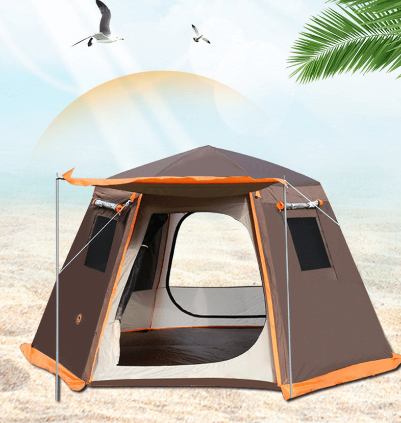 咖啡色银胶5（铝杆+纤维杆）