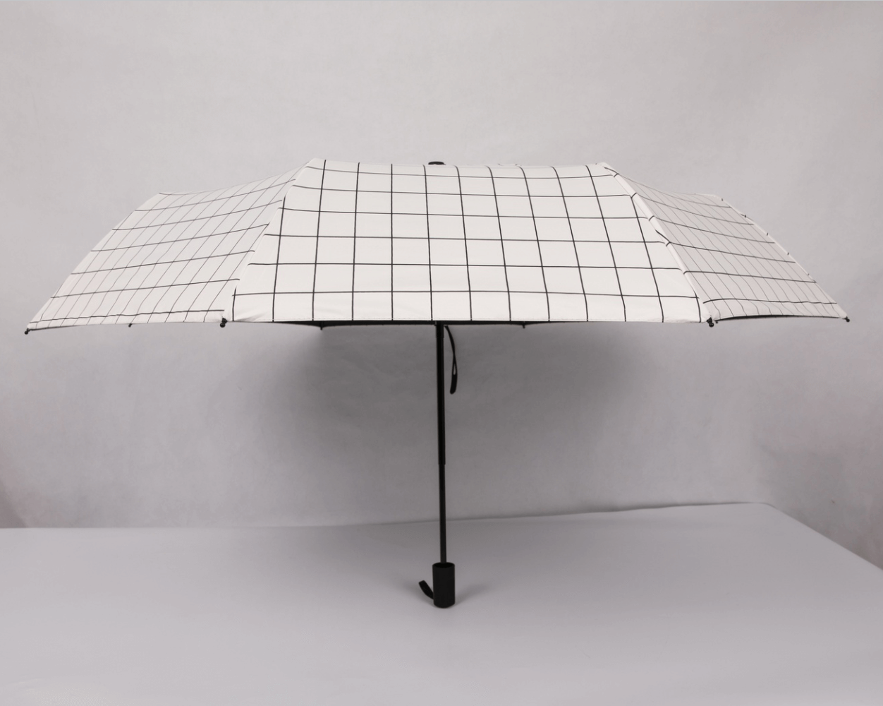 格子白色2（硅胶伞带）