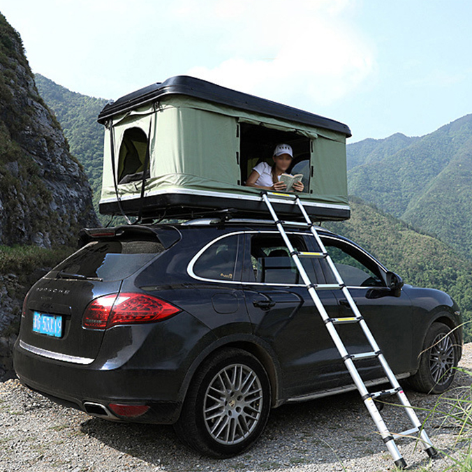 Outdoor Automatic Opening Folding Hard Shell Camping Car Roof Top Tent For Off Road Car 