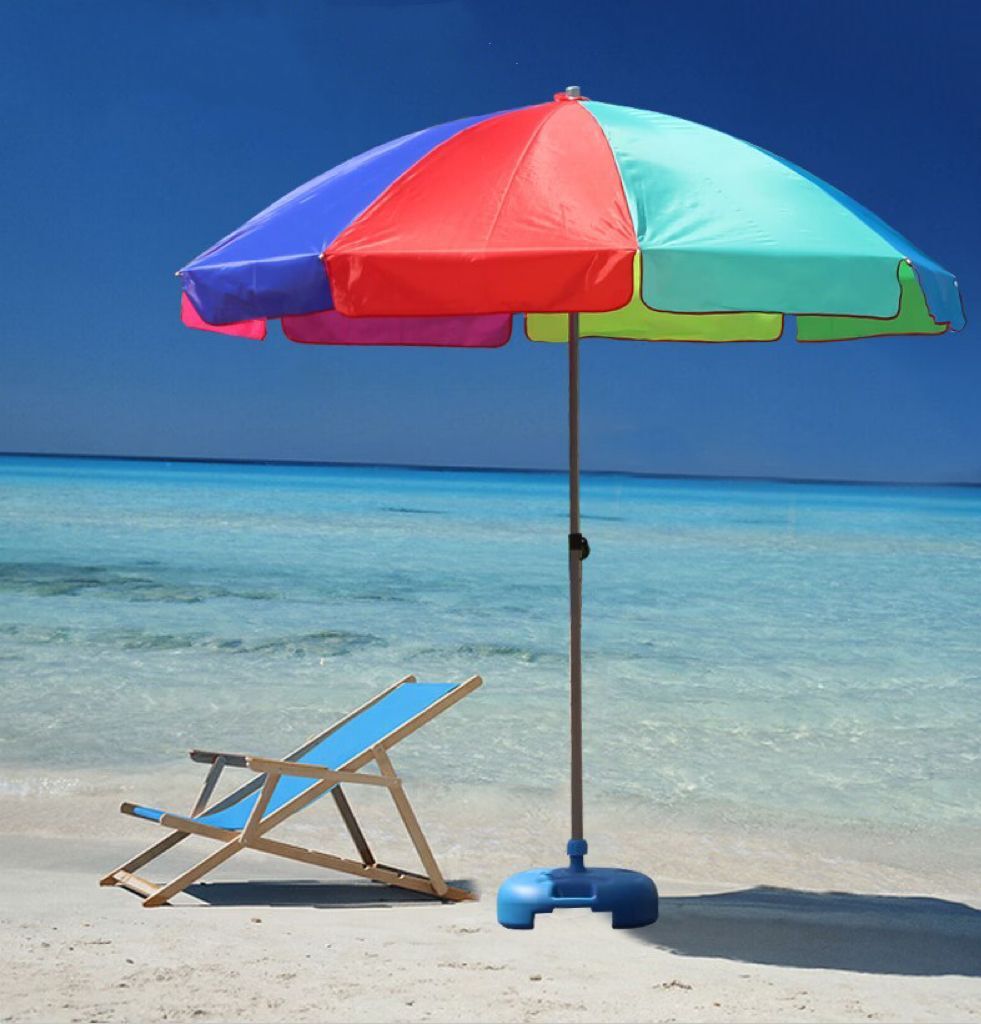 Custom Outdoor Advertising Oxford Fabric Beach Parasol Umbrella