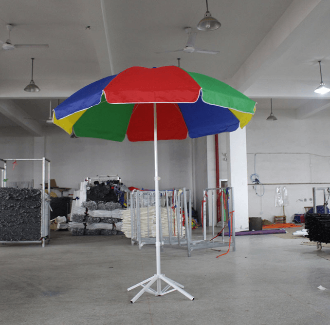 Custom Outdoor Advertising Oxford Fabric Beach Parasol Umbrella