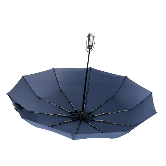 Portable Advertising Auto Open And Close 3 Folding Umbrella 