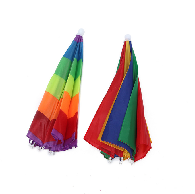 Cheap Portable Practical Small Size Head Hat Umbrella 