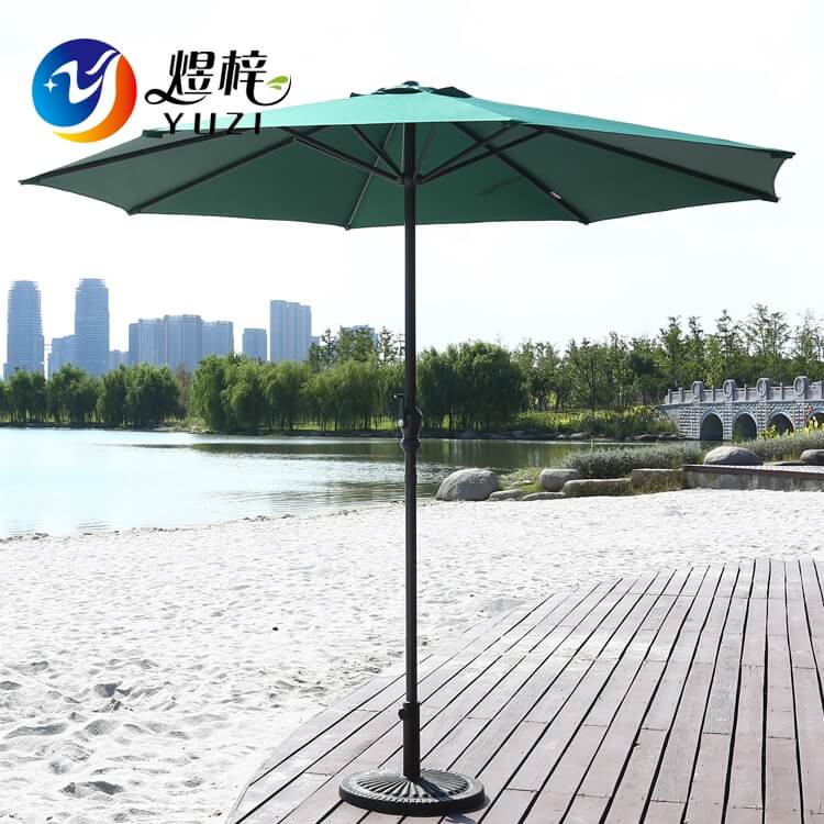 Outdoor Leisure Furniture Parasol Patio Garden Umbrella With Crank 