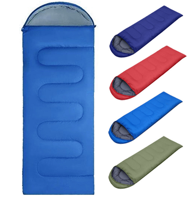 Outdoor Waterproof Portable Foldable Multifunctional Lightweight Warm Thickened Splicing Camping Travel Sleeping Bag 