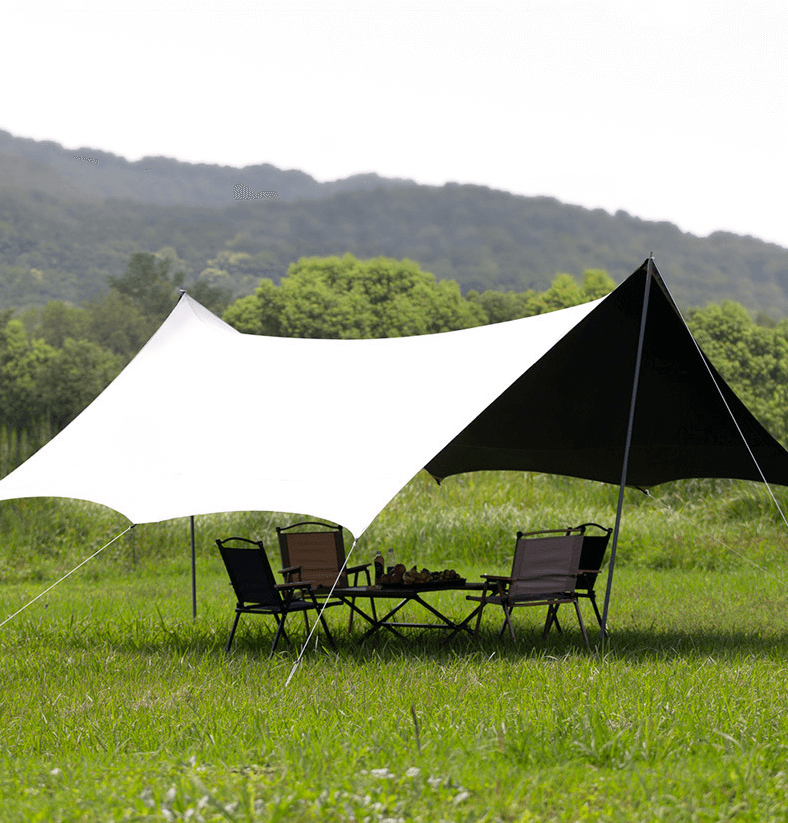 Waterproof Anti UV Beach Bivouac Awning Sunshade Hammock Rain Fly Sun Shelter Portable Outdoor Tarp Camping Tent Canopy 