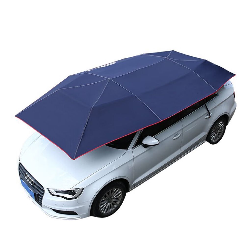 Premium Quality Portable Foldable Movable Fully Automatic Semi Automatic Car Roof Cover Sun Shade Car Umbrella With Remote Control