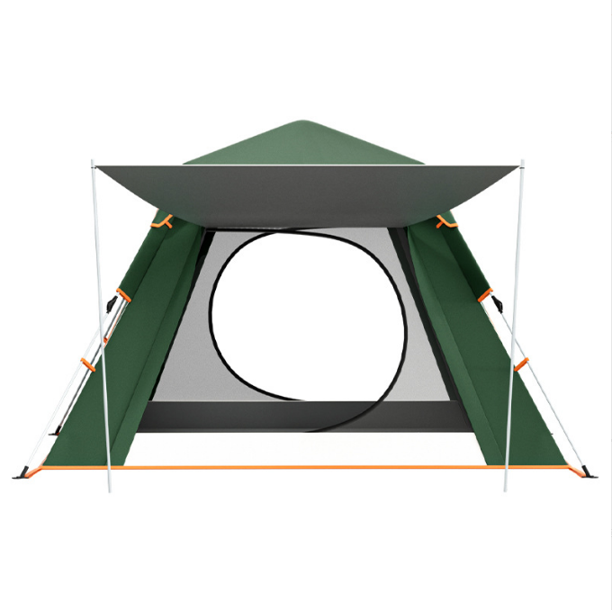 墨绿米黄拼色银胶 7（二门二窗）