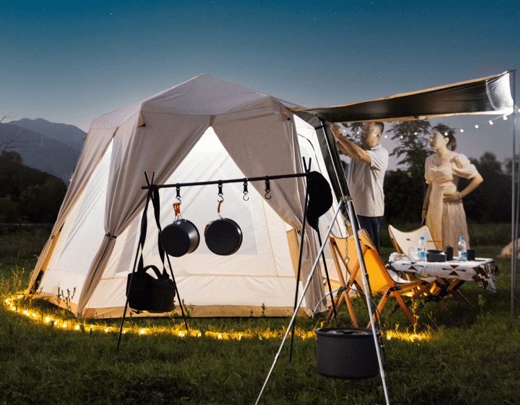 米黄色黑胶铝合金杆10