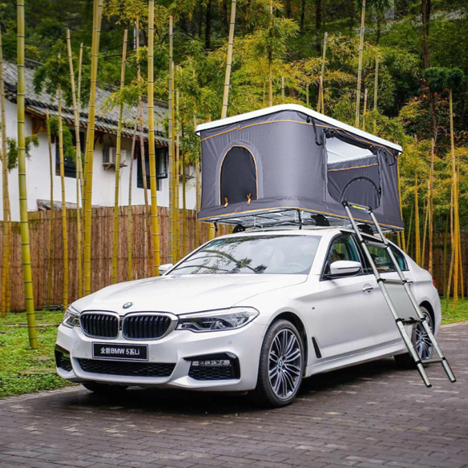 Outdoor Automatic Opening Folding Hard Shell Camping Car Roof Top Tent For Off Road Car 