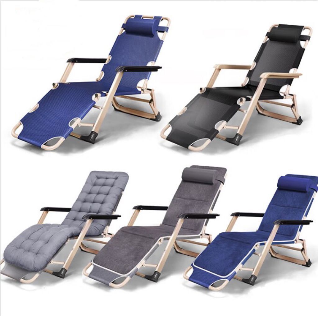 Adjustable Folding Multifunctional Garden Beach Office Nap Escort Bed Deck Sling Lounge Chair Recliner Chaise Lounge Lounger 