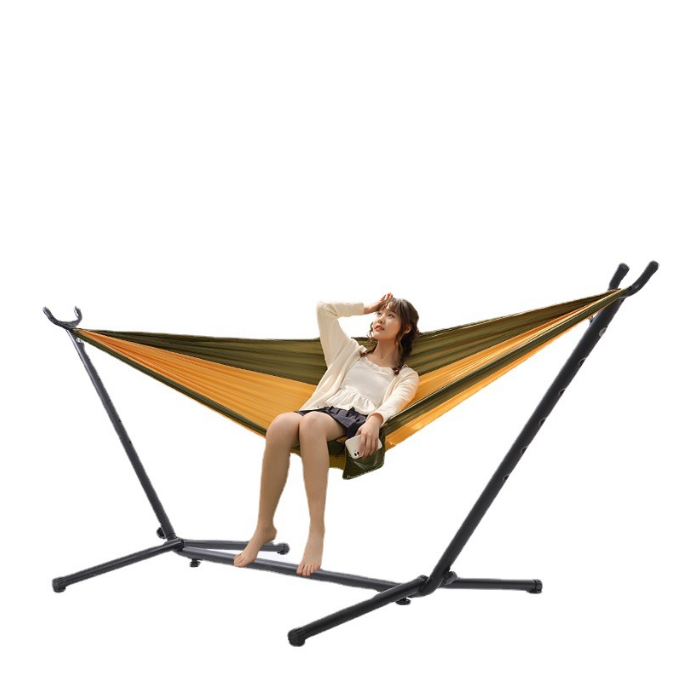 军绿拼黄色（尼龙布）（无月牙棒）