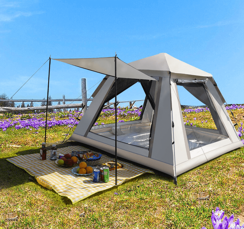 Outdoor Anti UV Waterproof Windproof Automatic Camping Tent 