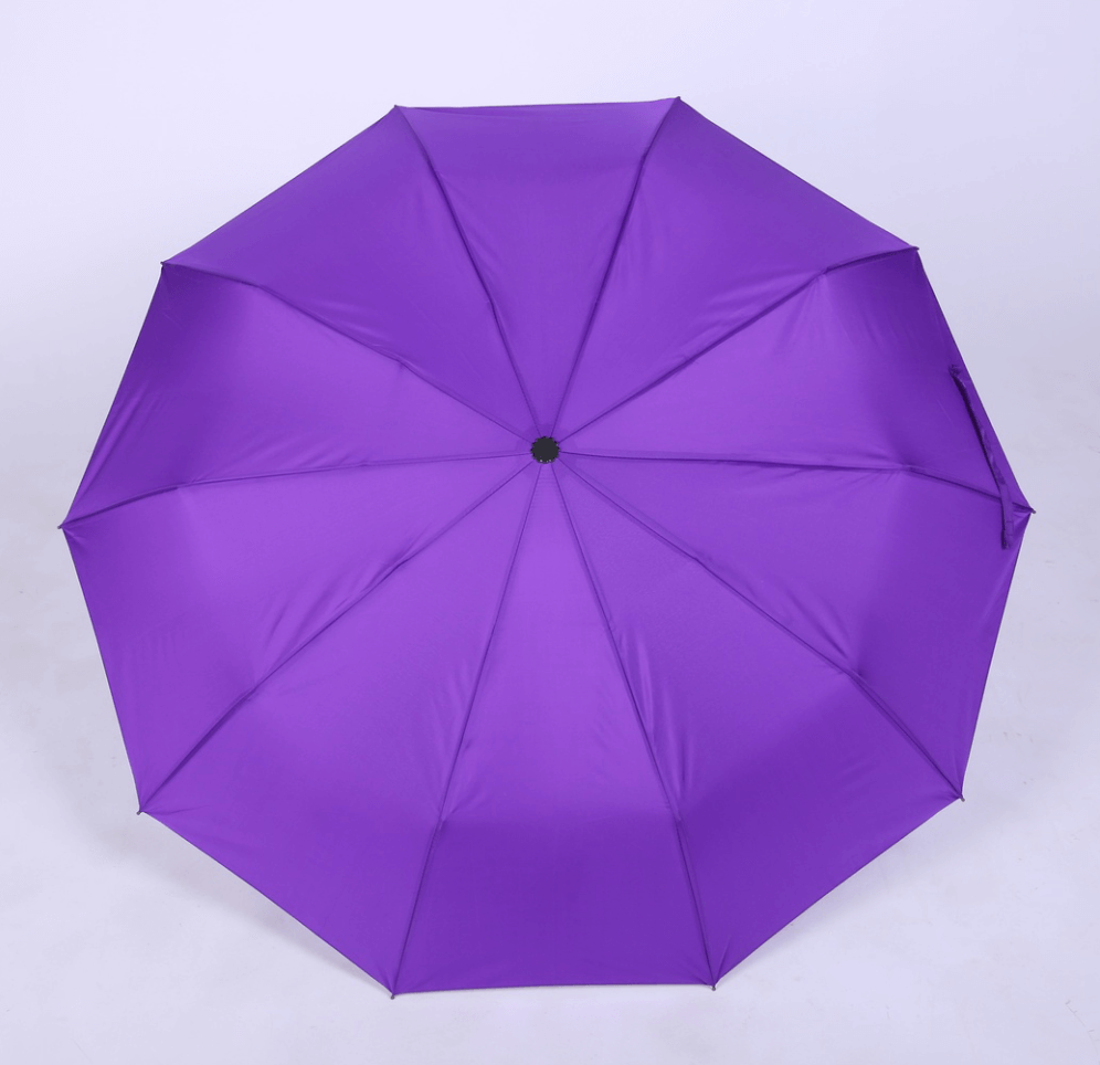 Portable Advertising Auto Open And Close 3 Folding Umbrella 
