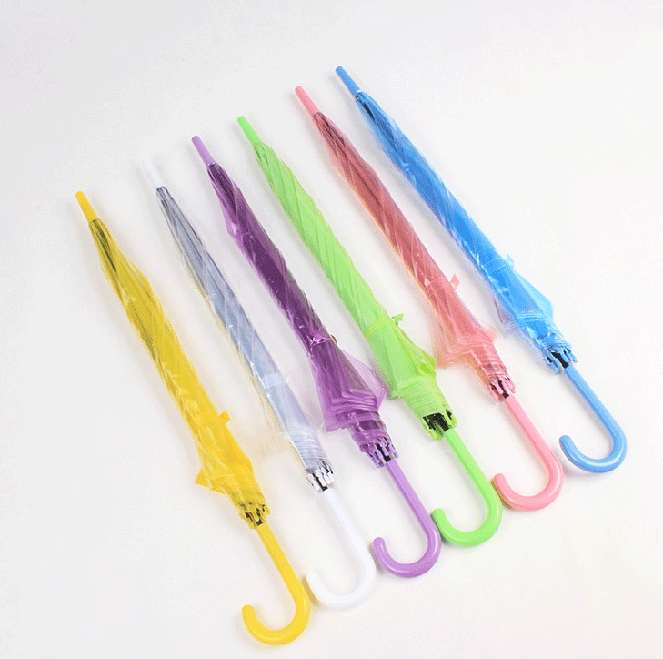 Cheap Auto Open Clear Transparent Umbrella For Promotion 
