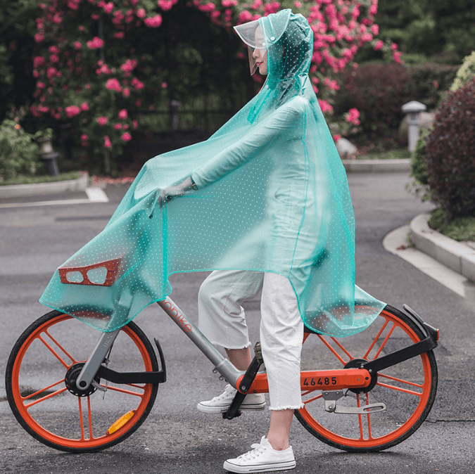 自行车水晶果绿 双帽檐