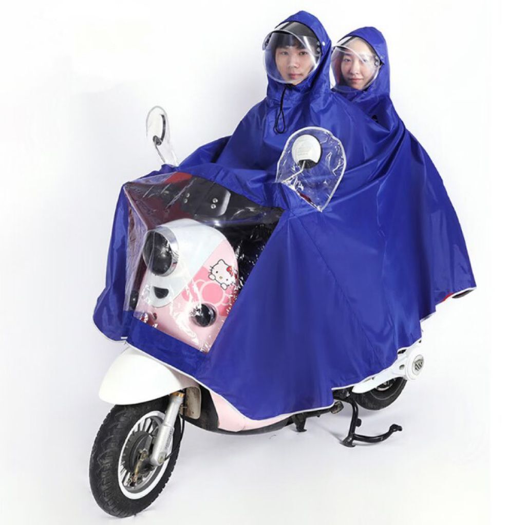 双人双帽檐蓝色2